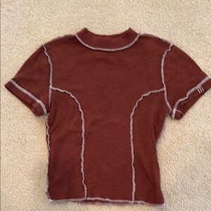 BDG Brown Short Sleeve Tee